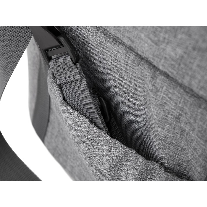 Сумка-переноска для собак і котів, розмір S/L, сіра - 25 x 43 x 27 см