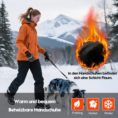 Обогревні рукавички SVPRO 5V 6000mAh - водонепроникні та вітронепроникні рукавички для катання на лижах, полювання, мотоциклів та піших прогулянок
