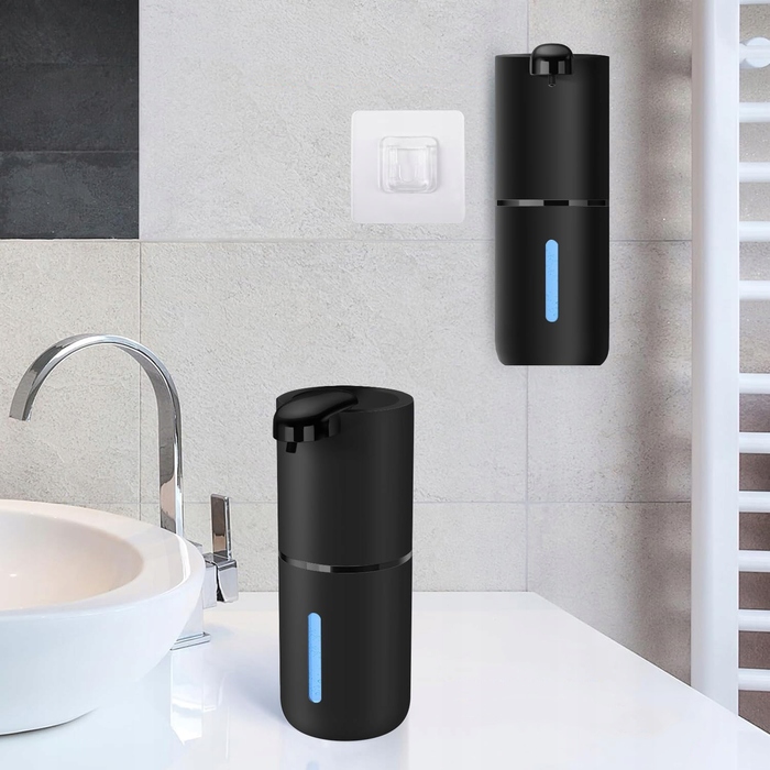 Безконтактний підлоговий дозатор для мила Bedee, 380 мл, чорний