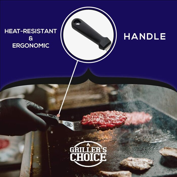Набір аксесуарів для гриля Grillers Choice з нержавіючої сталі, професійний комплект інструментів для хібачі та барбекю, 32 предмети