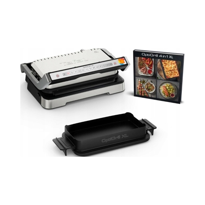 Електричний контактний гриль Tefal OptiGrill XL, розкладний, 2200 Вт