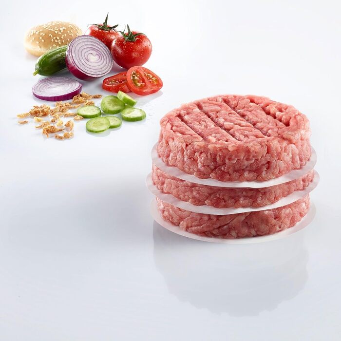 Пресс для бургерів Westmark VARIO PLUS – робить ідеальні котлети, регульований розмір, для веганських бургерів, ABS, Ø 11 см