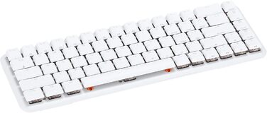 Механічна ігрова клавіатура Fnatic Streak65 LP Weiß з RGB-підсвічуванням та Speed Silver-перемикачами (65% layout, DE/QWERTZ)