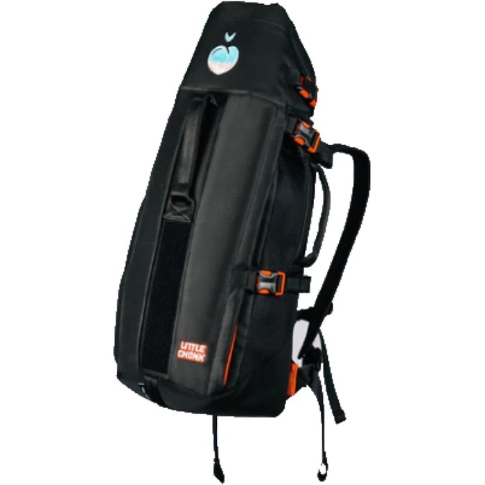 Рюкзак-переноска для собак Little Chonk Maxine One Medium, чорний, для середніх порід, регульований, для подорожей та хайкінгу