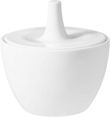 Seltmann Weiden Beat White Sugar Bowl + Milk Jug 2-Piece Set