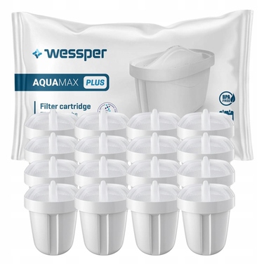 Набір фільтрів AQUAMAX PLUS для глечиків BRITA, DAFI, AQUAPHOR — 16 шт.