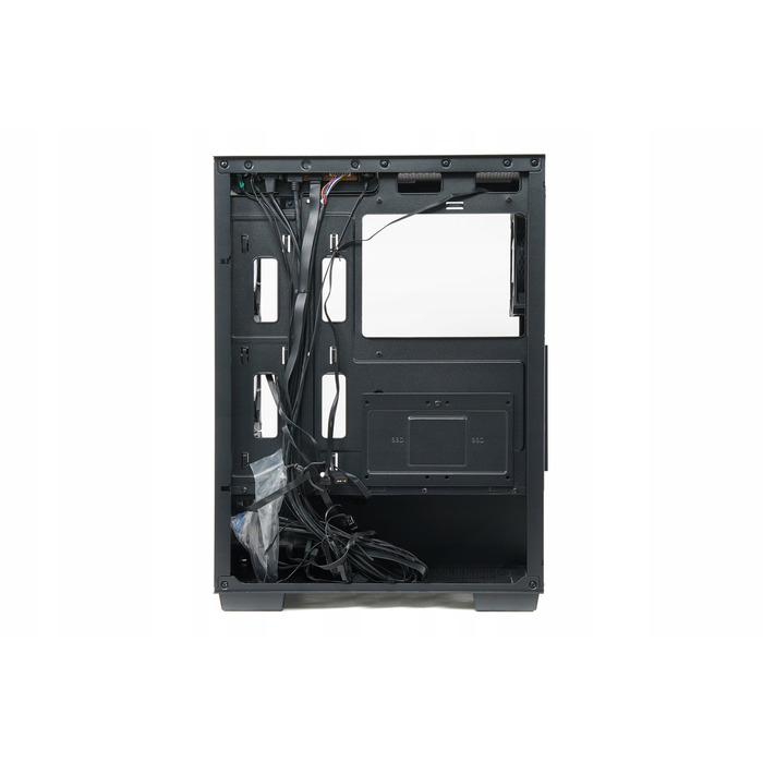 Корпус ZENPC Flow TG Black ARGB Midi Tower, чорний