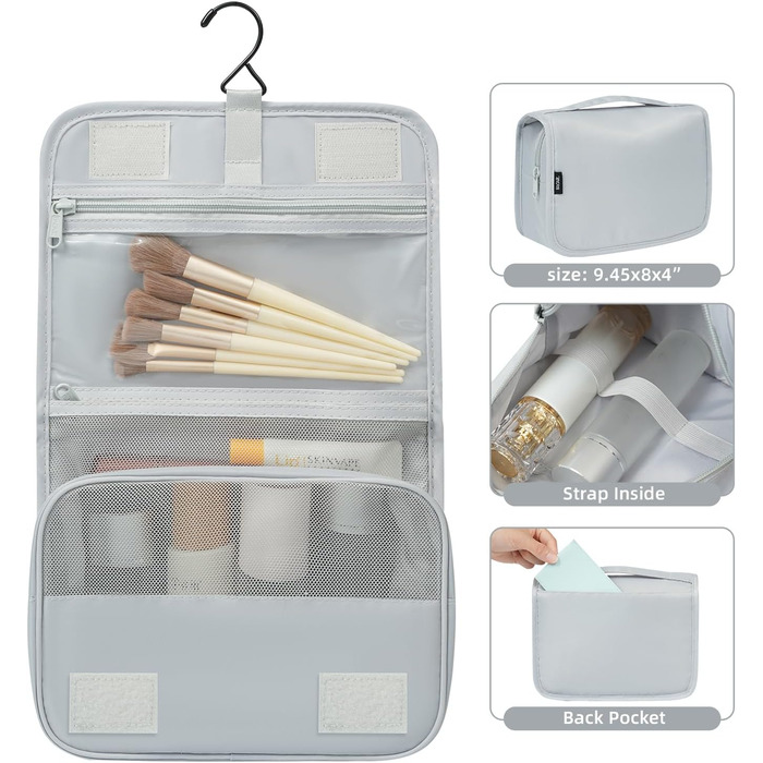 Набір органайзерів для подорожей BAGAIL (10 шт.) – сірий. Організатори для валізи, ручної поклажі, аксесуарів