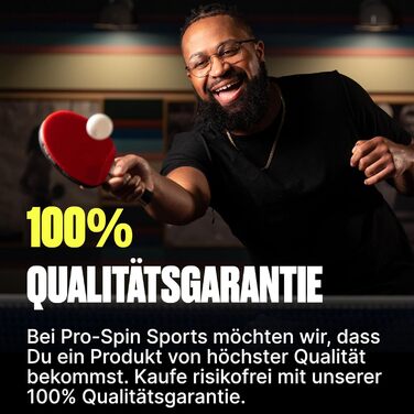 PRO SPIN Table Tennis Balls - 3 Star 40+ | High-Quality ABS Training Balls | Durable for Indoor/Outdoor Play, Competition & Elite Series (10-Pack)