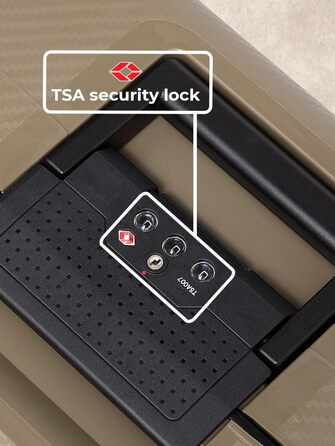 Набір валіз REDOLZ Hartschalen 3-ті: міцний поліпропілен, TSA-замок, 4 колеса, для жінок та чоловіків (Essentials 15)