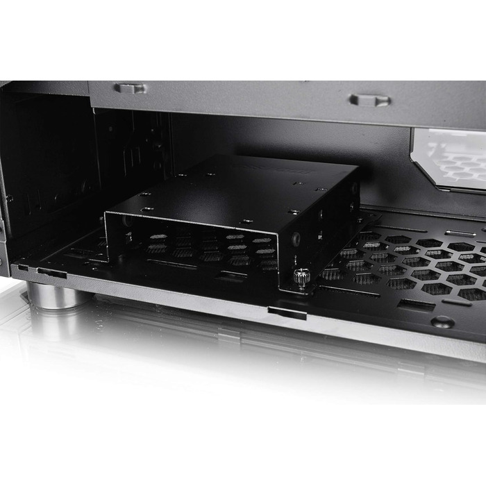 Корпус для ПК Thermaltake H200 TG RGB ATX з RGB підсвічуванням, скляна бічна панель, чорний | 120мм вентилятор в комплекті