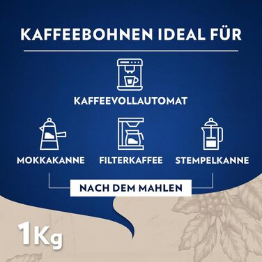 Кава в зернах Lavazza Tierra For Planet, 100% органічна арабіка, легкого обсмаження для еспресомашини, м'який фруктово-квітковий смак, 1 кг