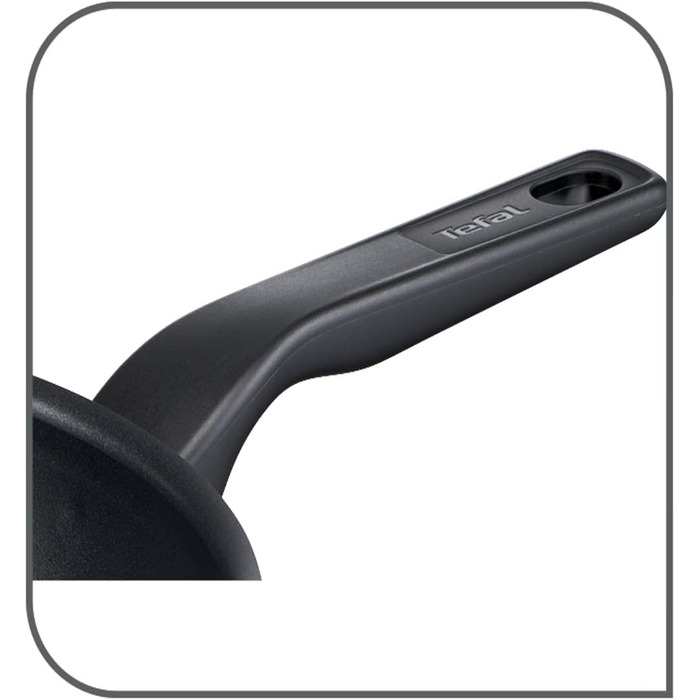 Пательня для млинців Tefal, алюмінієва, чорна, 25 см (не для індукційних плит)