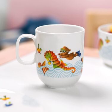 Набір дитячого столового прибору Villeroy & Boch Kinderbesteck, 4-х предметний (чашка велика, Happy As A Bear)