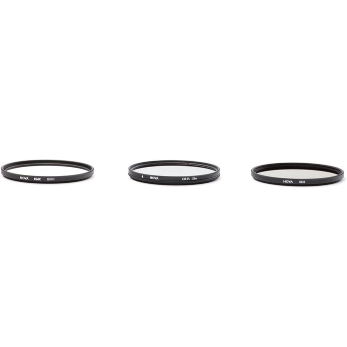 Набір фільтрів Hoya Digital: поляризаційний, ND (NDx8), UV (82 мм)