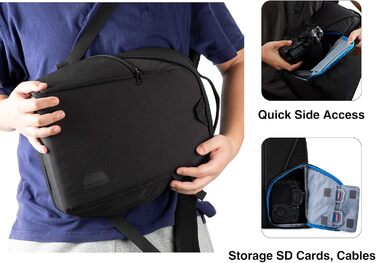 Bagsmart Рюкзак для фотокамери, DSLR/SLR, з відділенням для ноутбука 13.3
