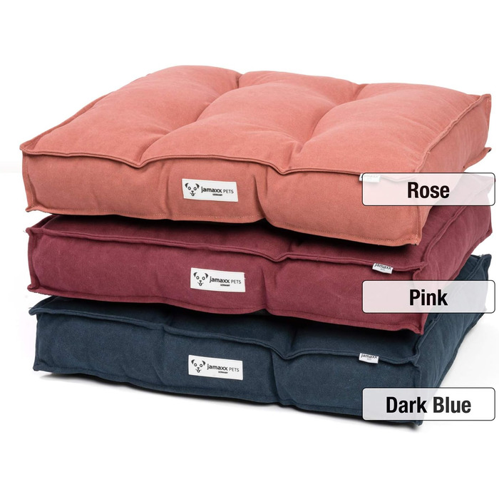 Килимок для собак JAMAXX з м'якою наповнювачем, знімний чохол, килимок для собак, лежанка для собак, темно-синій, 65x55 см