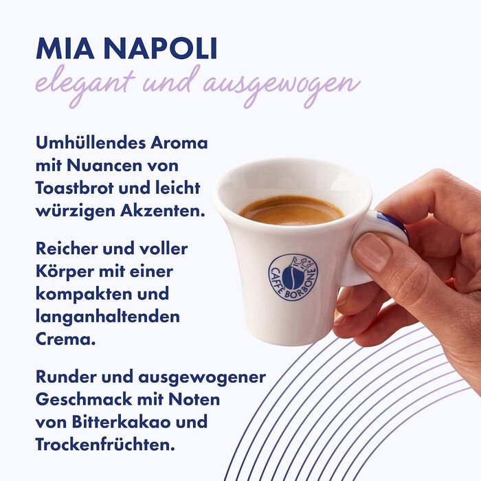 Кава в капсулах Caffè Borbone набір 90 шт (3x30): Mia Napoli, Ciao Venezia, Magica Palermo, сумісні з Nespresso