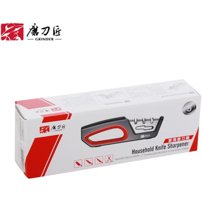 Професійний точильний набір для ножів та ножиць TG2017 4-в-1 з алмазним лезом