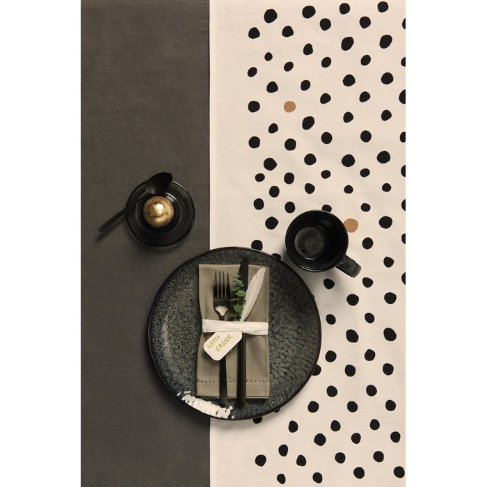 Набір керамічних чашок Leonardo Matera 6 шт., сірі, 430 мл, для кави та чаю, стійкі до миття в посудомийній машині, 018563