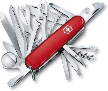 Швейцарський ніж Victorinox Swiss Champ: мультитул з 33 функціями, ніж, коркомач, міні-викрутка 1.5 мм