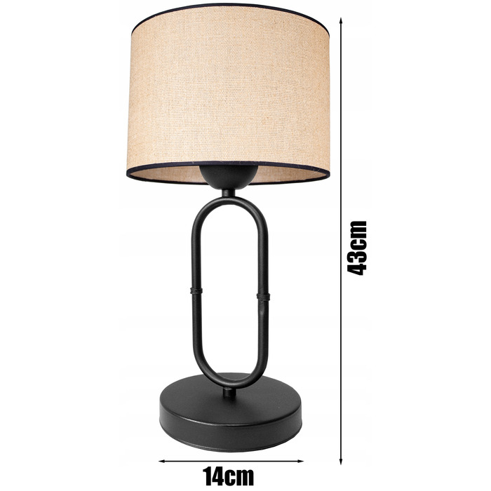 Стильна настільна нічна лампа з абажуром у стилі бохо, juta, сучасний лофт, LED