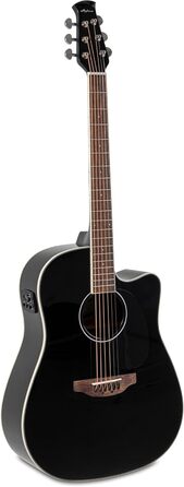 Акустична гітара Applause E Akustikgitarre Traditional Mid Cutaway (AED-96-5HG Black Gloss, Wood Classics E-Akustik)
