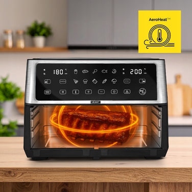 Аерофритюрниця Yoer 11л: 12 програм, 23 аксесуари, 2800 Вт