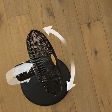 Вентилятор Cecotec EnergySilence 620 RetroDesk: 40 Вт, регульована висота, осциляція, дерев'яний підставник