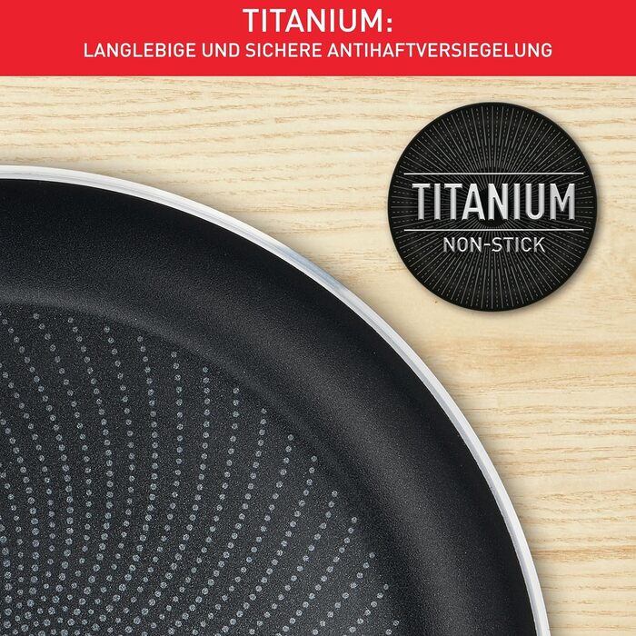 Сковорода Tefal Infinite Induction 24 см з антипригарним покриттям та індикатором температури