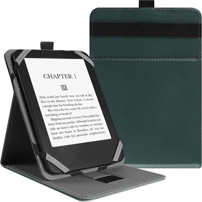 Чохол для Kindle/Kobo/Tolino/Pocketbook/Sony 6-6.8-7 дюймів, універсальний, з петлею, колір м'ята