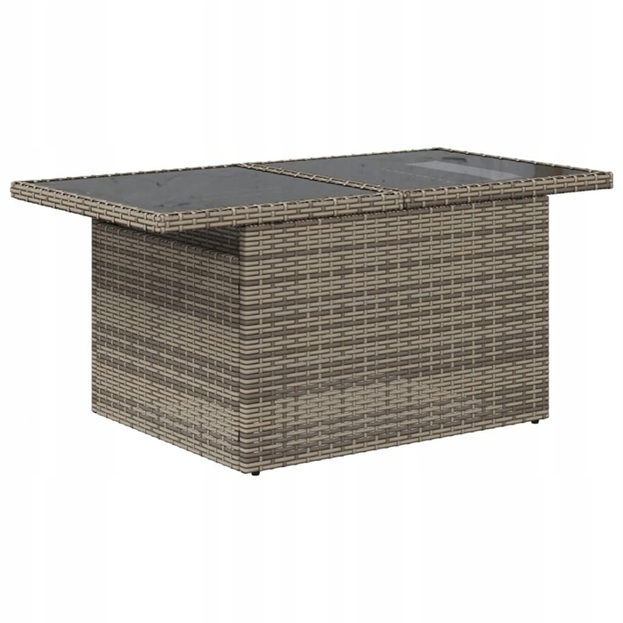 Прямокутний стіл з техноротанга VidaXL, 100 x 55 x 73 см