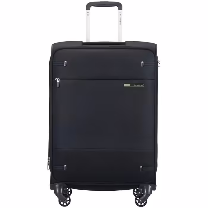 Валіза Samsonite Base Boost Spinner M, розширювана, 66 см, 67,5/73,5 л, чорна