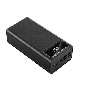 Повербанк JYSafora 50000 mAh, 5xUSB, швидка зарядка, з LED-дисплеєм, білий