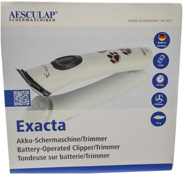 Електрична машинка для гоління Aesculap Exacta (2019) з Li-Ion акумулятором