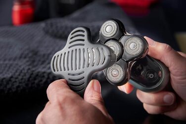 Електричний голкострум Remington XR1600 для гоління голови чоловіків - 5 голкових насадок, гоління до 0,2 мм, вологостійкий, з тримером