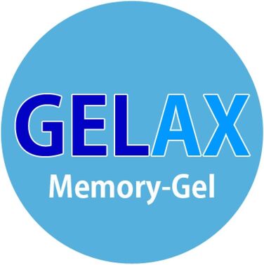 GELAX® | Gel Foam Topper Mattress Pad | 7cm Total Height | Washable Cover with 3D Mesh Climate Band and Border Channels | Density RG 50 | 90 x 200 cm