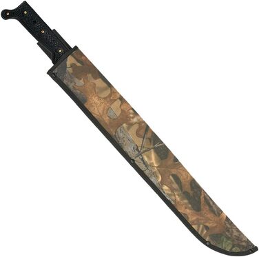 Tramontina 22-inch Machete, Full-Tang Carbon Steel Blade with Nylon Belt Sheath