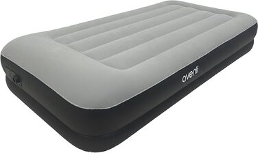 Надувний матрац-ліжко AVENLI для 2 осіб з інтегрованим насосом, флаокована поверхня, 191x99x36 см (для кемпінгу та дому)