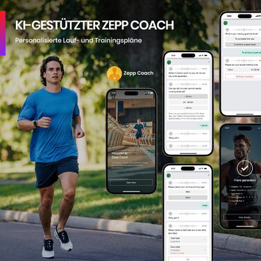Смарт-годинник Amazfit Balance 46 мм Сірий: NFC, GPS, 150 режимів спорту, моніторинг сну та здоров'я, Bluetooth дзвінки, до 14 днів роботи