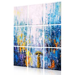 Набір акустичних панелей для стін (9 шт), 88.9 x 119.4 см, звукопоглинаючі декоративні панелі для студії звукозапису та шумоізоляції приміщень