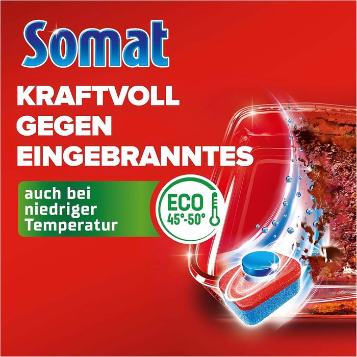 Таблетки для посудомийних машин Somat Gold, для чистоти при низьких температурах, 82 шт