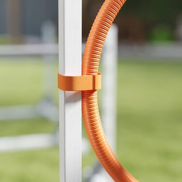 Набір для аджиліті PawHut для собак: 4 елементи, регульовані стрибки, обручі, тренувальне обладнання, координація, ігри та тренування