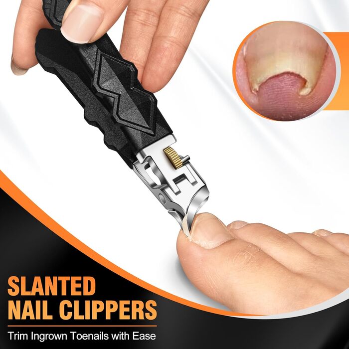 Манікюрний кусачок для товстих нігтів, 4 шт. срібного кольору