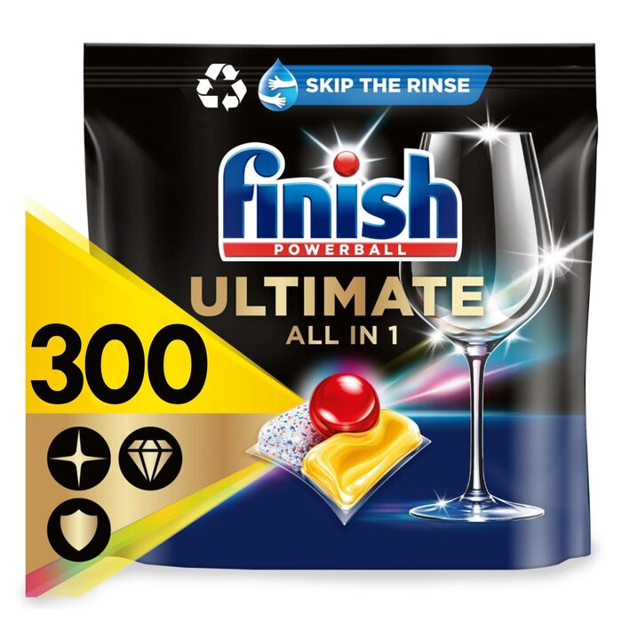 Таблетки для посудомийних машин Finish Powerball Quantum Ultimate, 100 шт (3 упаковки по 33-34 шт)
