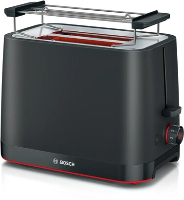 Тостер Bosch TAT3M123, чорний, 950 Вт