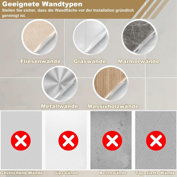 Шторка для душу з розсувною штангою без свердління, 4 секції, обертається, алюмінієвий сплав, водонепроникний антибактеріальний душ-завіса 180x200 см, для ванної кімнати та ванни (білий/сірий)