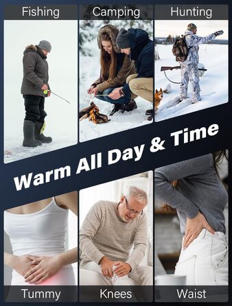 Електричні грілки для рук 2 шт. - Ultraleicht, багаторазові, USB, 3 режими, до 24 годин, для активного відпочинку взимку (Оранжевий)