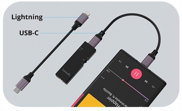 Мобільний підсилювач звуку DS100 USB-C / Lightning
