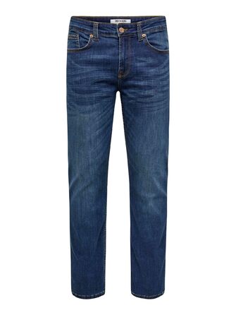 Джинси чоловічі Only Sons O&S Slim Fit Stone Washed Denim Stretch 33W/32L Середньо-сині
